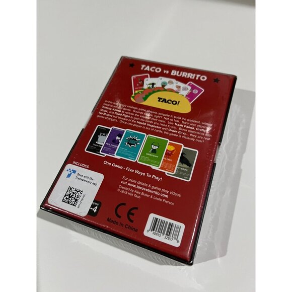 Taco vs Burrito Strategic Card GAME 2018 New Sealed - Picture 3 of 3
